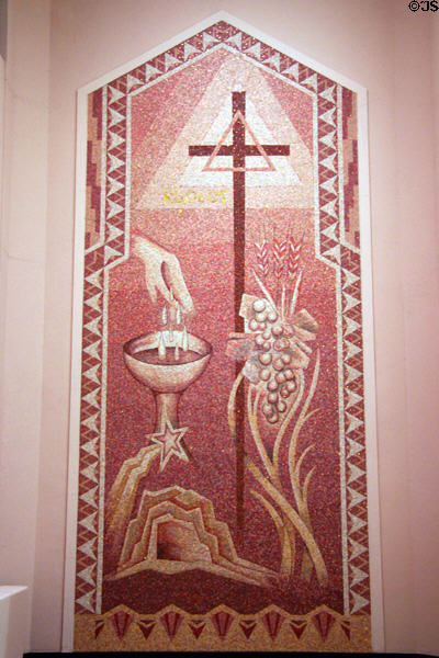 Mosaic in Boston Avenue Methodist Church. Tulsa, OK.