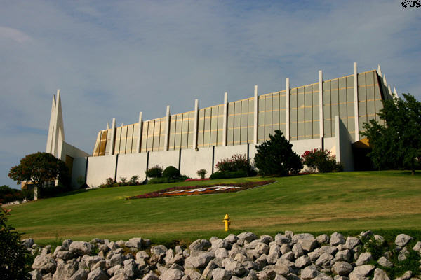 Detail of Christ's Chapel of Oral Roberts University. Tulsa, OK.