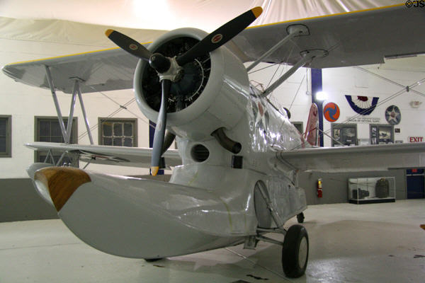 Grumman J2F-6 Duck (1934) flying boat at Tillamook Air Museum. Tillamook, OR.
