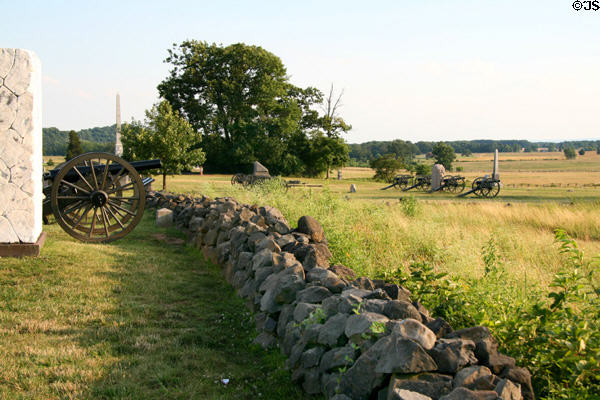 High Water Mark ground at Gettysburg National Military Park. Gettysburg, PA.