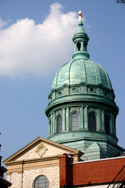 Dome of St. Patrick's Cathedral. Harrisburg, PA.