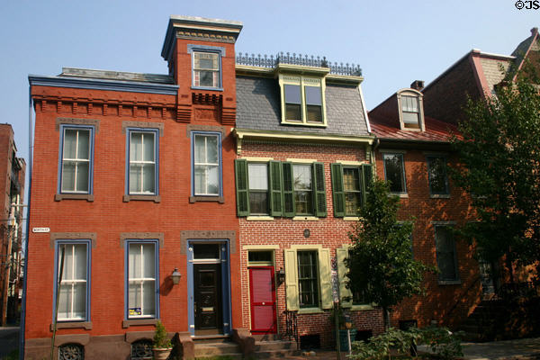 North Street heritage buildings. Harrisburg, PA.