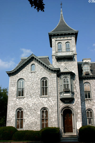 J. Donald Cameron Mansion (1863) (Front at State Sts.). Harrisburg, PA. Style: Second Empire.