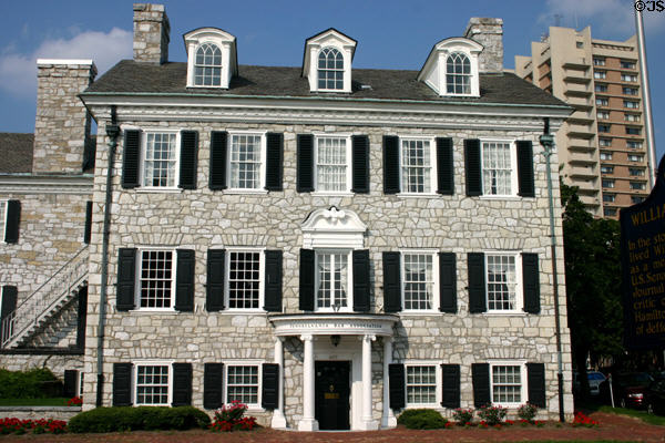 William Maclay Mansion (1908) (Front St.) includes a 1792 house of Pennsylvania's first Senator. Harrisburg, PA. Style: Georgian Revival. Architect: Miller Kast.