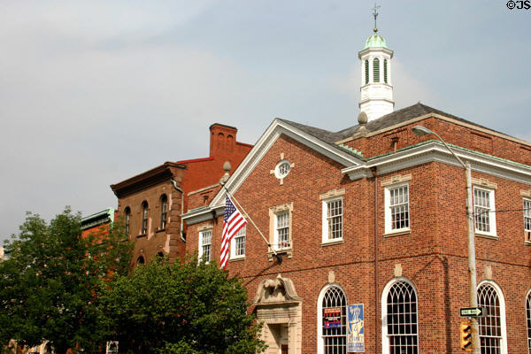 Federal-revival style Library on East Market St. York, PA.
