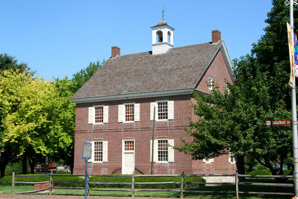 Capital building of the United States (Sept. 30, 1777 to June 27, 1778) where the name United States of America was adopted on Nov. 15, 1777. York, PA.