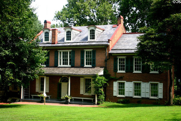 Federalist architecture details of James Buchanan's Wheatland. Lancaster, PA.