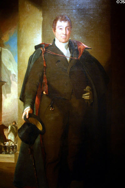 Portrait of Marquis de Lafayette (1825-6) by Thomas Sully in National Portrait Gallery. Philadelphia, PA.
