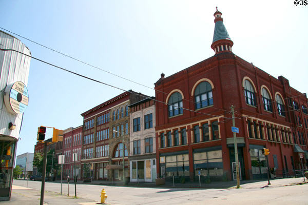 Heritage streetscape along Penn Ave. from Linden St. Scranton, PA.