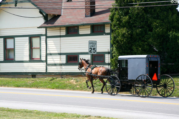 Pennsylvania Dutch wagon. Strasburg, PA.