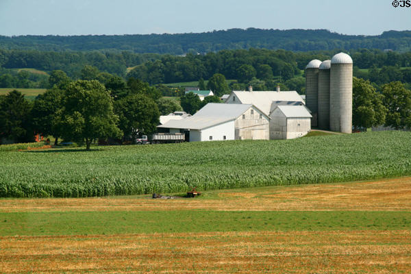 Typical farm on outskirts of Strasburg. Strasburg, PA.