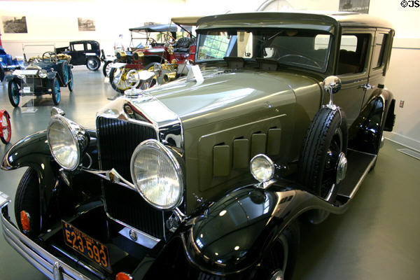 Willys-Knight Great Six Model 66B (1930) by Willys-Overland Co., Toledo, OH, at Frick Mansion Auto Collection. Pittsburgh, PA.