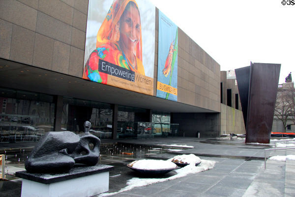 Facade of Carnegie Museum of Art. Pittsburgh, PA.