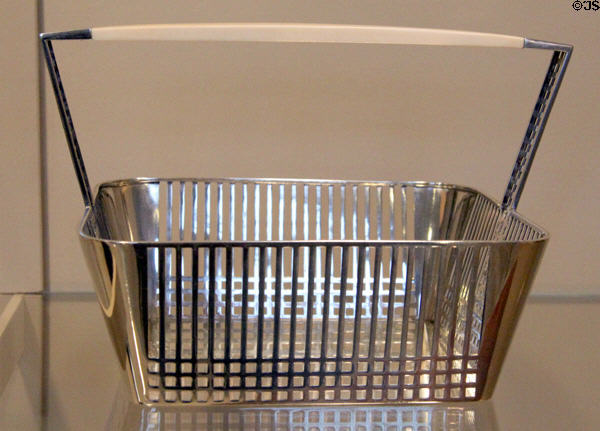 Silver & ivory basket (c1905) by Josef Hoffmann at Carnegie Museum of Art. Pittsburgh, PA.
