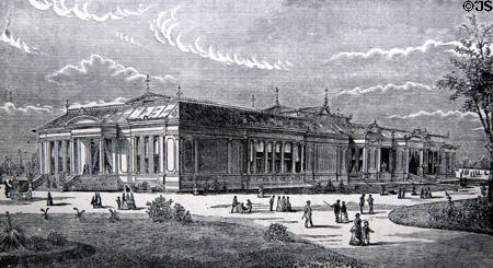 Photographic Art Gallery at Centennial Exposition. Philadelphia, PA.