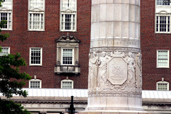 First World War Monument (1926) in front of Superior Court. Providence, RI. Architect: Paul Cret.