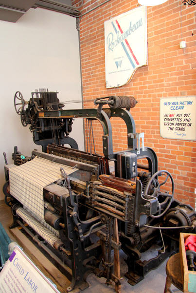 Loom at Museum of Work & Culture. Woonsocket, RI.