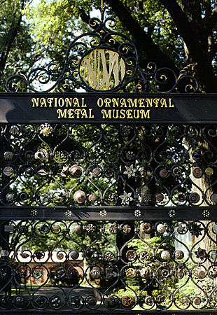 Gates of National Ornamental Metal Museum. Memphis, TN.