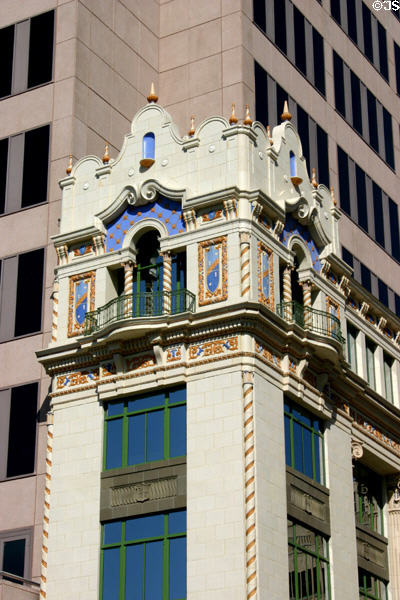 Texas Theater (1926) terra-cotta tile work details. San Antonio, TX. Architect: Bowler Brothers.