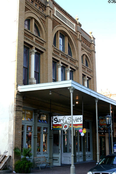 Romanesque building on The Strand. Galveston, TX.