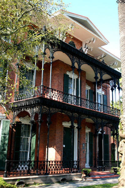 Ashton Villa (1859) (23rd at Broadway). Galveston, TX. Style: Italian villa.
