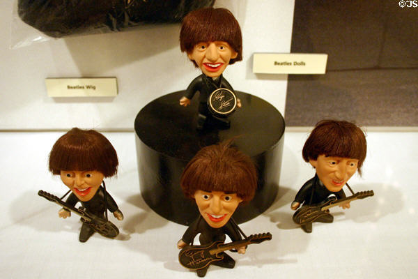 Lyndon B. Johnson Library Beatles dolls from display of artifacts of LBJ era. Austin, TX.