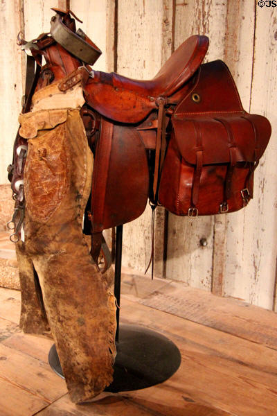 Saddle at Buckhorn Museum. San Antonio, TX.