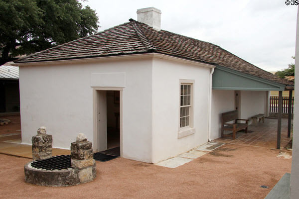 Heritage building at Casa Navarro State Historic Site. San Antonio, TX.