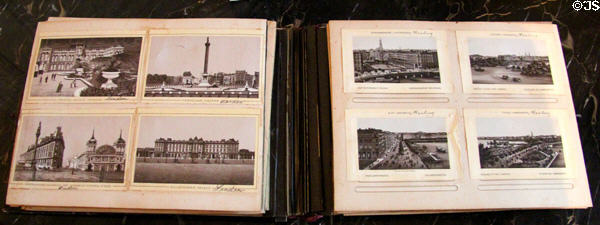 Book of keepsake lithographs collected by Steves family during European tour at Edward Steves Homestead Museum. San Antonio, TX.