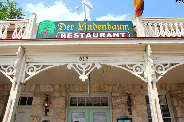 Wahrmund Millinery / Moellendorf-Dietz Bakery building (c1876) (F312 East Main St.). Fredericksburg, TX.