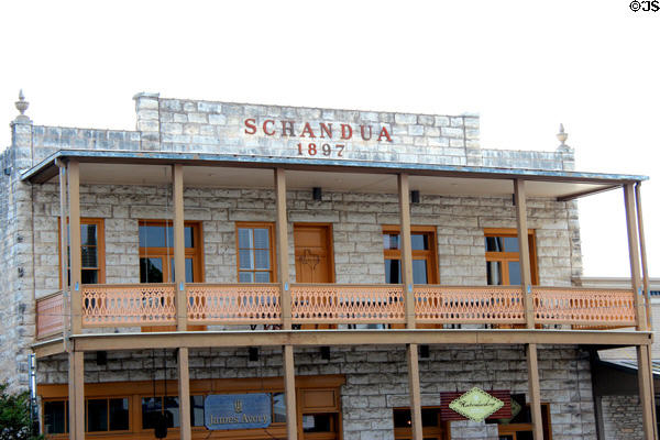 Schandua block (1897) (207 East Main St.). Fredericksburg, TX.