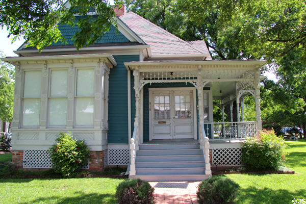 Verandah of Hoffmann House. Waco, TX.