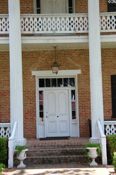 Entrance of Earle-Napier-Kinnard House Museum run by Historic Waco Foundation. Waco, TX.