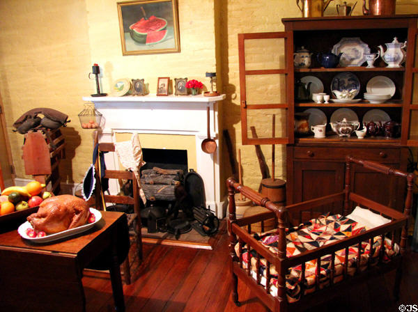 Early room at Earle-Napier-Kinnard House. Waco, TX.