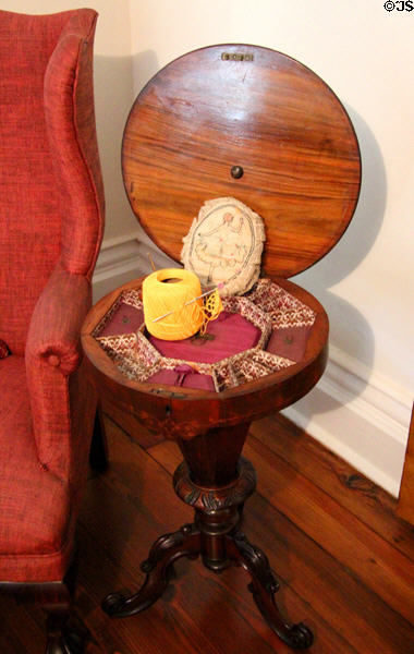 Sewing table at Earle-Napier-Kinnard House. Waco, TX.