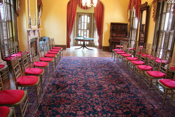 Ballroom at East Terrace House. Waco, TX.