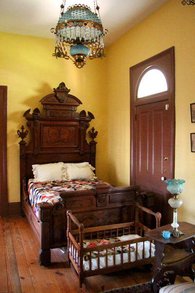 Bedroom at East Terrace House. Waco, TX.