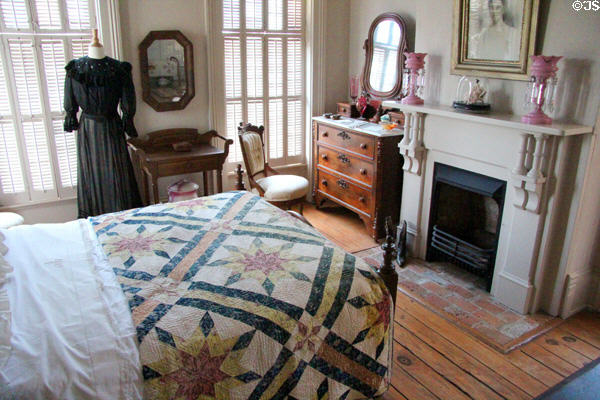 Bedroom at East Terrace House. Waco, TX.