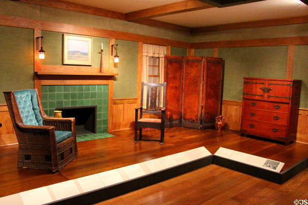 American Arts & Crafts room at Dallas Museum of Art. Dallas, TX.