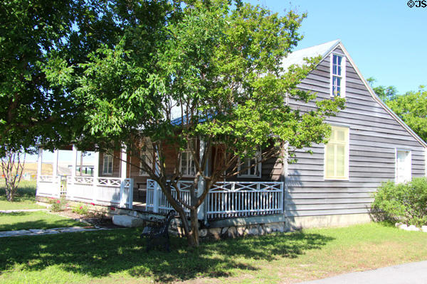 Johann Jahn House (1855) at Conservation Plaza. New Braunfels, TX.