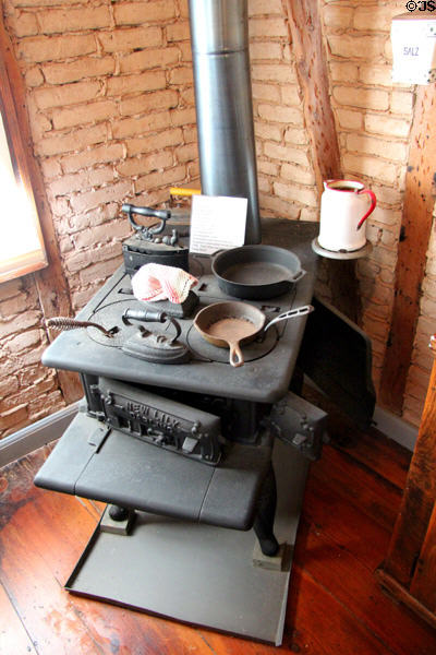 New Lily cook stove in Jahn House at Conservation Plaza. New Braunfels, TX.