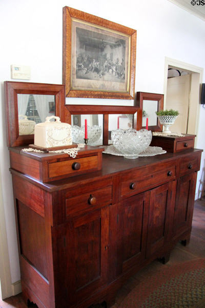 Sideboard in Baetge House at Conservation Plaza. New Braunfels, TX.