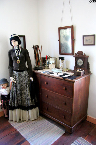 Chest of drawers in Baetge House at Conservation Plaza. New Braunfels, TX.