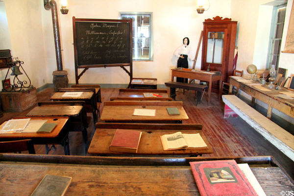Interior of Church Hill School at Conservation Plaza. New Braunfels, TX.
