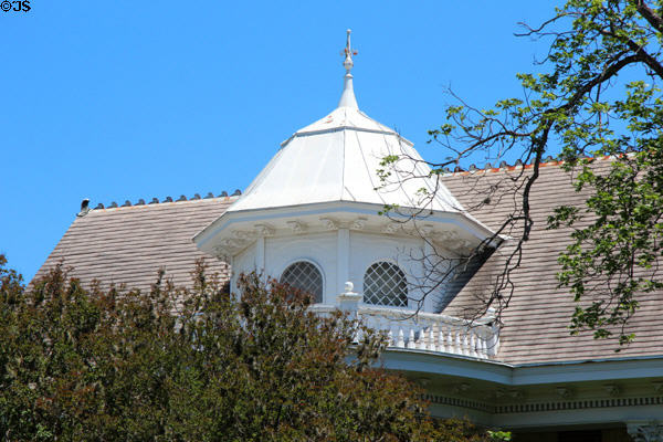 Cupola on a New Braunfels heritage building. New Braunfels, TX.
