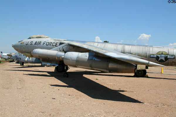 Wing detail of Boeing WB-47E-55-BW Stratojet (1953) at Hill Aerospace Museum. UT.