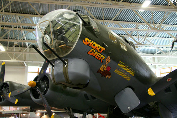Nose of Boeing B-17G-90-DL Flying Fortress (1945) at Hill Aerospace Museum. UT.