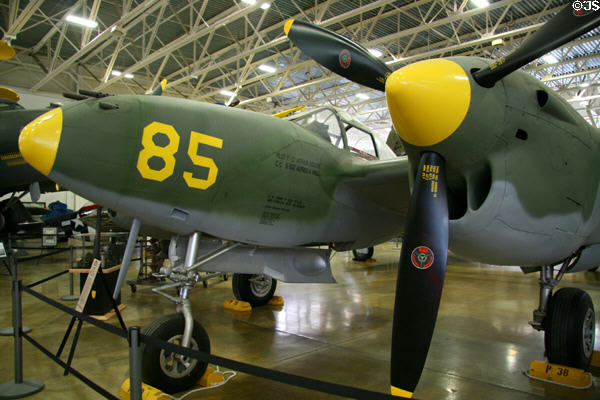 Lockheed P-38J-10-LO Lightning (1943) at Hill Aerospace Museum. UT.