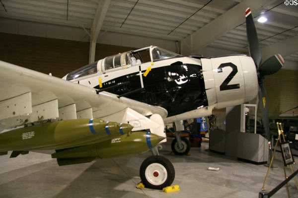 Douglas A-1E Skyraider (1950s) as used in Viet Nam at Hill Aerospace Museum. UT.