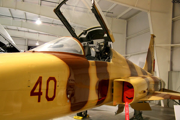 Detail of Northrop F-5E Tiger II (1976) at Hill Aerospace Museum. UT.